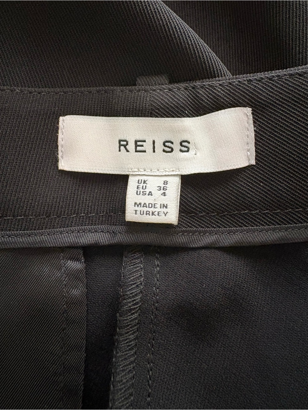 Reiss Wide Leg Two Tone Trouser Pants - Picture 5 of 6